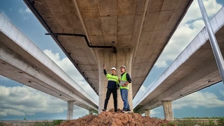 Engineers on site